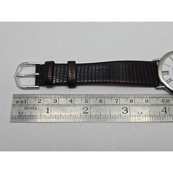 Goodman And Sons Quartz Dress Watch Roman Numerals Stainless Steel New Battery - Picture 8 of 11